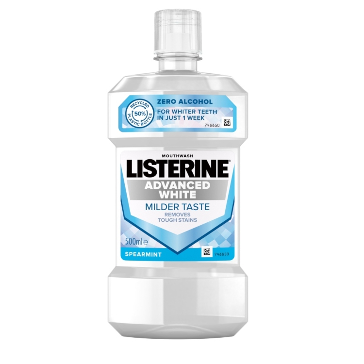 Listerine Advanced White Milder Taste tečnost 250ml